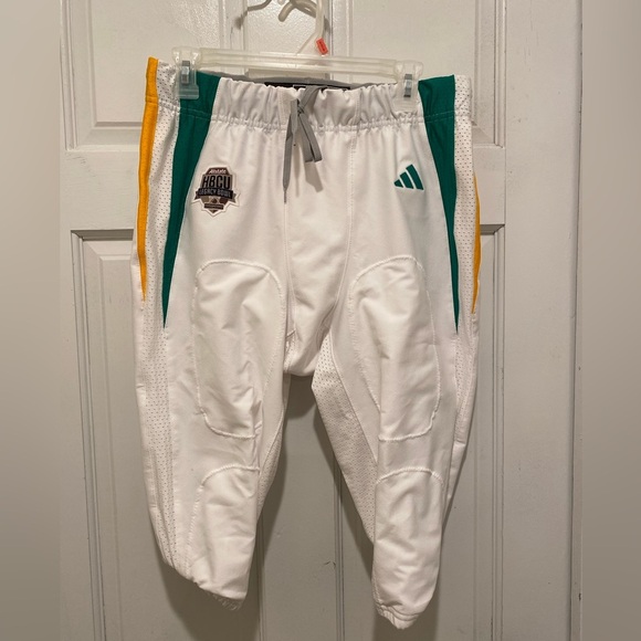 Kids White and Green football Pants - Picture 1 of 3